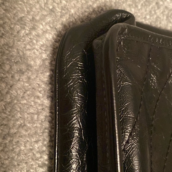 YSL Medium Saint Laurent crinkle calf Flap bag - Picture 14 of 15